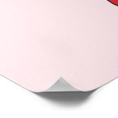 Ding één ding twee Ik hou van je Poster (Hoek)