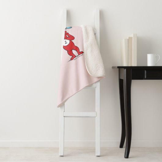 Ding één ding twee Ik hou van je Sherpa Deken (In situ)