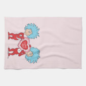 Ding één ding twee Ik hou van je Theedoek (Horizontaal)