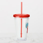 Ding Een Ding Twee Ik Hou Van Jou Acryl Drinkbeker (Rechts)