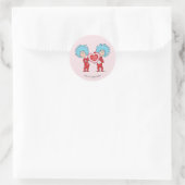 Ding Eén Ding Twee Ik Hou Van Jou Ronde Sticker (Tas)