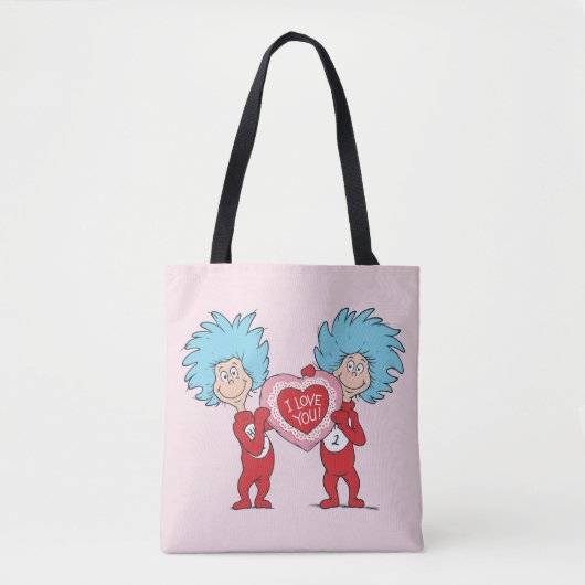Ding Een Ding Twee Ik Hou Van Jou Tote Bag (Voorkant)
