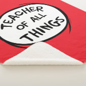 Ding één ding twee - leraar van alle dingen sherpa deken (3/4)