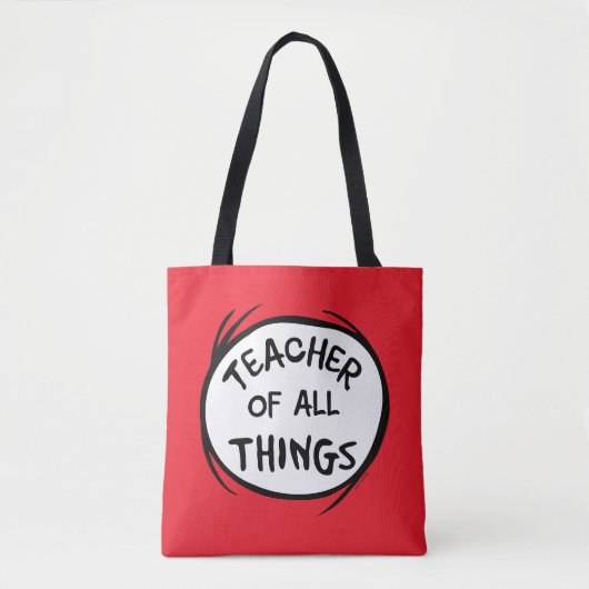 Ding één ding twee - leraar van alle dingen tote bag (Voorkant)