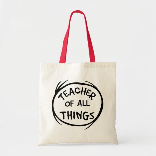 Ding één ding twee - leraar van alle dingen tote bag (Voorkant)
