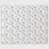 Ding één ding twee lieve dingen patroon cadeaupapier (Vlak)