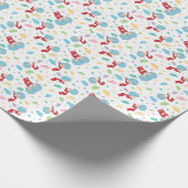 Ding één ding twee lieve dingen patroon cadeaupapier (Hoek)