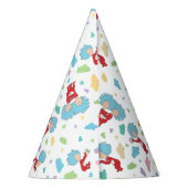 Ding één ding twee lieve dingen patroon feesthoedjes (Achterkant)