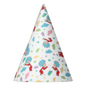 Ding één ding twee lieve dingen patroon feesthoedjes (Links)