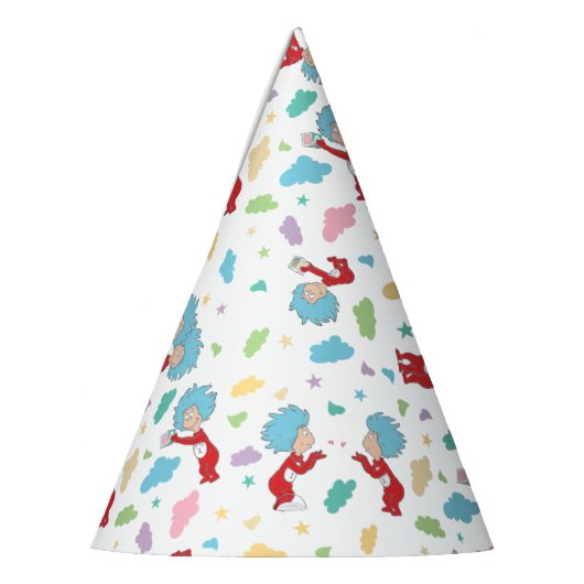 Ding één ding twee lieve dingen patroon feesthoedjes (Links)