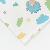 Ding één ding twee lieve dingen patroon fleece deken (Hoek)