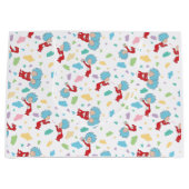 Ding één ding twee lieve dingen patroon groot cadeauzakje (Voorkant)