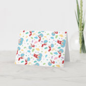 Ding één ding twee lieve dingen patroon kaart (Voorkant)