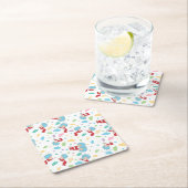 Ding één ding twee lieve dingen patroon kartonnen onderzetters (Insitu)