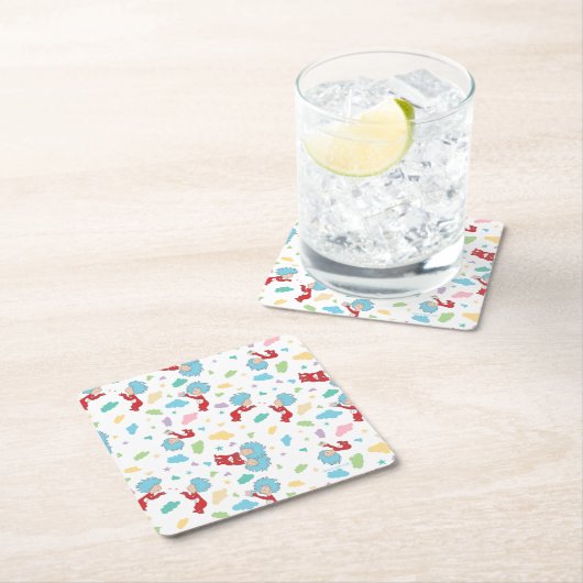 Ding één ding twee lieve dingen patroon kartonnen onderzetters (Insitu)