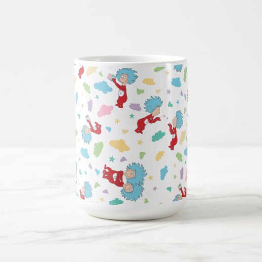 Ding één ding twee lieve dingen patroon koffiemok (Center)