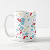 Ding één ding twee lieve dingen patroon koffiemok (Links)