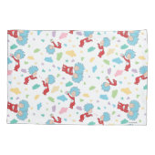 Ding één ding twee lieve dingen patroon kussensloop (Achterkant)