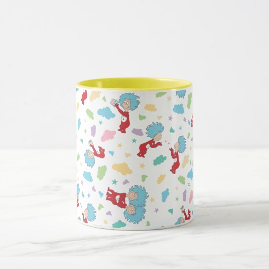 Ding één ding twee lieve dingen patroon mok (Midden)