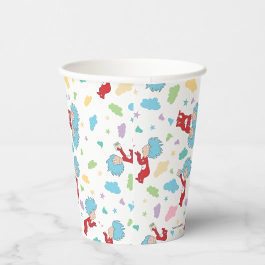 Ding één ding twee lieve dingen patroon papieren bekers (Rechts)