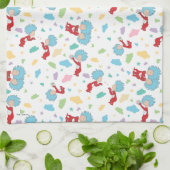 Ding één ding twee lieve dingen patroon theedoek (Gevouwen)