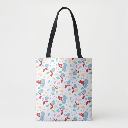 Ding één ding twee lieve dingen patroon tote bag (Voorkant)