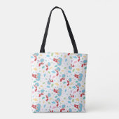 Ding één ding twee lieve dingen patroon tote bag (Achterkant)