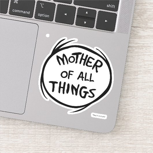Ding één ding twee - Moeder van alle dingen Sticker (Detail)