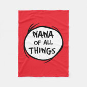 Ding één ding twee - Nana of all things Fleece Deken (Voorkant)