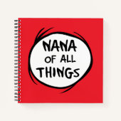 Ding één ding twee - Nana of all things Notitieboek (Voorkant)