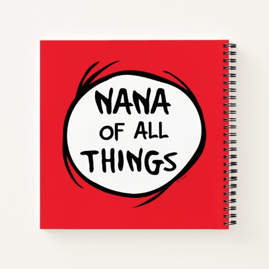 Ding één ding twee - Nana of all things Notitieboek (Achterkant)