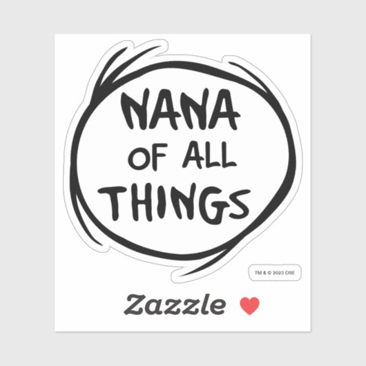 Ding één ding twee - Nana of all things Sticker (Vel)