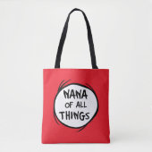 Ding één ding twee - Nana of all things Tote Bag (Voorkant)