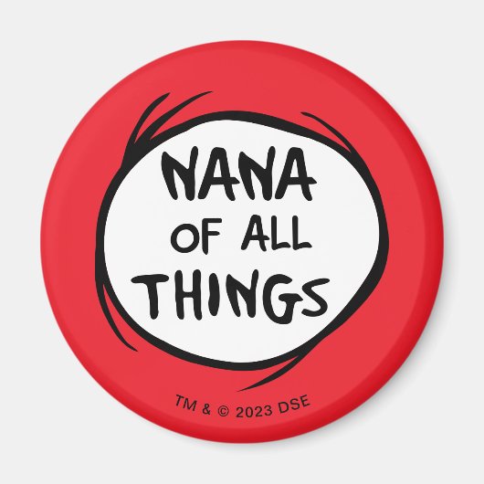 Ding Een Ding Twee - Oma van alle Dingen Magneet (Voorkant)