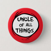 Ding één ding twee - oom van alle dingen ronde button 5,7 cm (Voorkant)