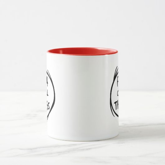 Ding één ding twee - Papa van alle dingen Mok (Midden)