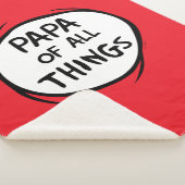 Ding één ding twee - Papa van alle dingen Sherpa Deken (3/4)