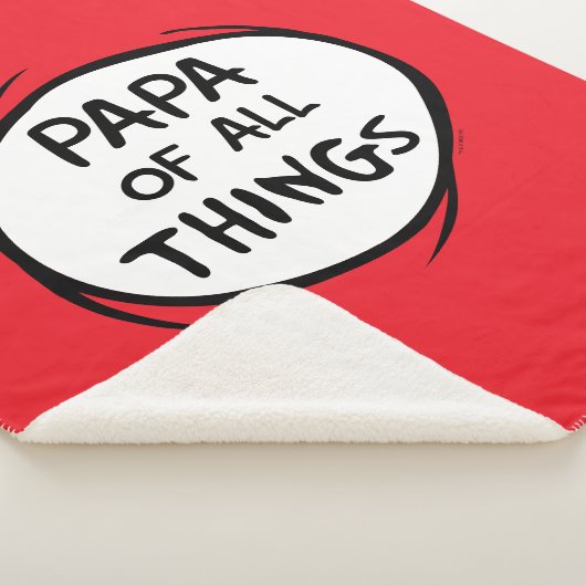 Ding één ding twee - Papa van alle dingen Sherpa Deken (3/4)