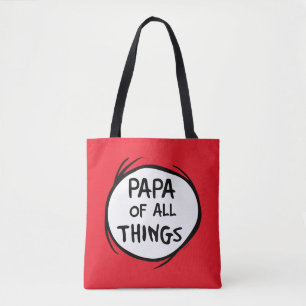 Ding één ding twee - Papa van alle dingen Tote Bag
