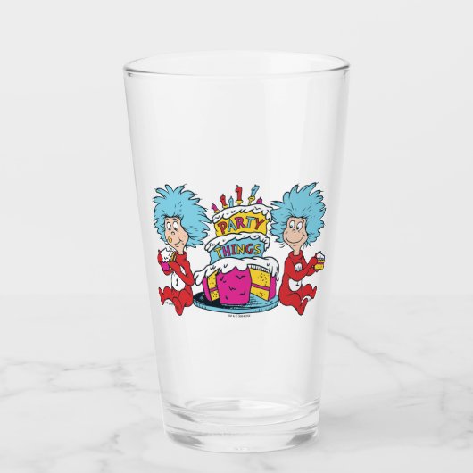 Ding één ding twee partij dingen glas (Voorkant)