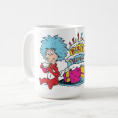 Ding één ding twee partij dingen koffiemok (Voorkant links)