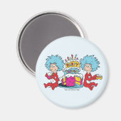 Ding één ding twee partij dingen magneet (Voorkant / Achterkant)