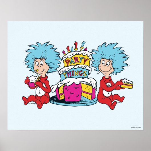 Ding één ding twee partij dingen poster (Voorkant)