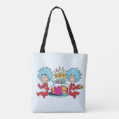 Ding één ding twee partij dingen tote bag (Achterkant)