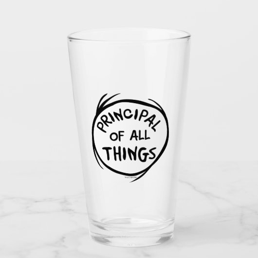 Ding één ding twee - Principal of all things Glas (Voorkant)