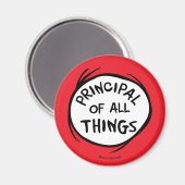 Ding één ding twee - Principal of all things Magneet (Voorkant / Achterkant)