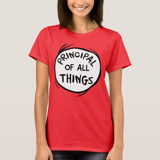 Ding één ding twee - Principal of all things T-shirt (Voorkant)