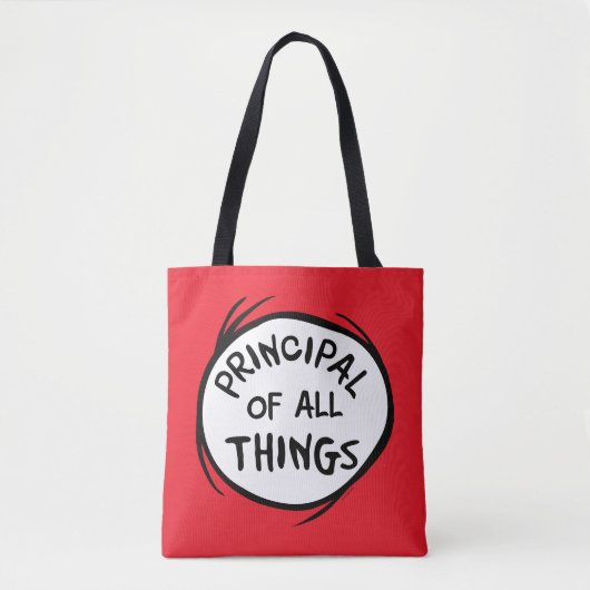 Ding één ding twee - Principal of all things Tote Bag (Voorkant)