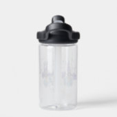Ding Eén Ding Twee Soort van een Dwaas Ding Waterfles (Achterkant)