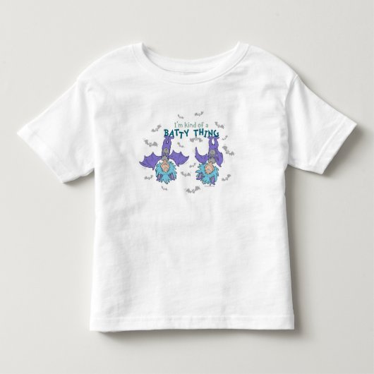 Ding Eén Ding Twee Soort van een gek ding Kinder Shirts (Voorkant)